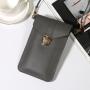 Phone bag for women Fashion Lady's Simple Shoulder Messenger Bag Single Handle New Lock Mobile Phone Case Touch Screen wholesale