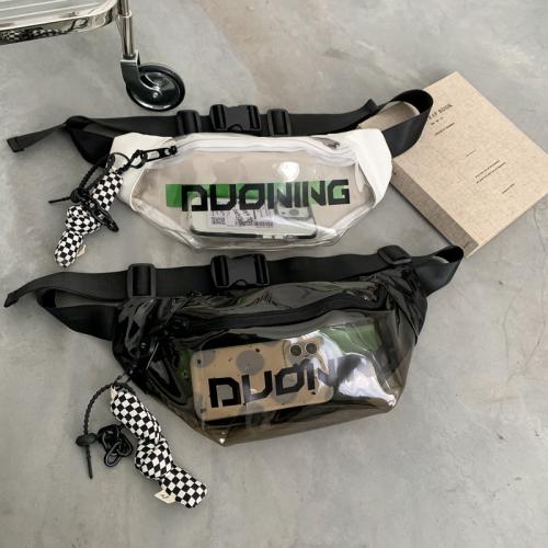 New Products Sports Casual Clear Fanny Pack Custom Print Waist Bag Waterproof PVC Transparent Fanny Pack Chest Bag