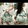 ladysky fashion ladies handbag quality Personalized custom Letter women bag large capacity shoulder bag ladi tote bag with belt