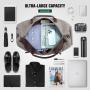 2022 LOVEVOOK new arrival Canvas Overnight Weekender Bag with Shoe Compartment Gym Tote Carry on Hand Bags Travel Duffel Bag