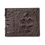 Premium Men's Crocodile Leather Bifold Wallet With ID Window