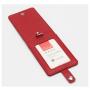 HR748 Business Work PU Leather Credit Card Holders Employee Working Bus Card Case Neck Strap Bus Access Student Card Holder