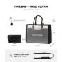 LOVEVOOK 2024 hot sales Business Shoulder Bag computer tote bag handbag waterproof luxury customize leather laptop bag for women