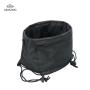 Black Drawstring Cosmetic Quick Pouch Makeup Bag Travel Cosmetic Bag Large Capacity