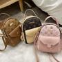 Small backpack new 2024 womens mini backpack wholesale price shoulder bag student schoolbag