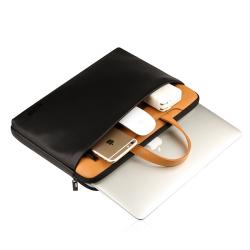 Guangzhou Factory Soft Leather Laptop Bag Case Laptop Sleeve Case Cover Bag