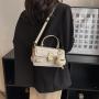 Customized Logo Structured Bolsos De Mujer PU Leather Handbag Sling Bags Ladies Shoulder Bags For Women
