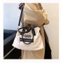 Fashion Travel Handbag Tote Bag Drawstring Canvas Tote Bag With Zipper Pocket Large Canvas Tote Bag Plain