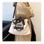 Fashion Travel Handbag Tote Bag Drawstring Canvas Tote Bag With Zipper Pocket Large Canvas Tote Bag Plain