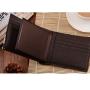 Leather Key Chain Wallet Gift Set for Men Custom Vegan PU Leather RFID Blocking Bifold Wallet
