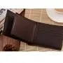 Leather Key Chain Wallet Gift Set for Men Custom Vegan PU Leather RFID Blocking Bifold Wallet