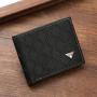 Men's Short Wallet New Fashion Casual Multi-Card Coin Purse Waterproof Open Closure Soft Thin Wallet for Youth