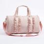 Wholesale Customized Good Quality Luxury Designer Duffle Bag Duffle Gym Bag Lightweight Plaid lace Duffle Bags For Women