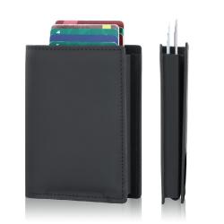 Custom RFID Blocking Pop Up Card Case Stylish Mens Wallet with Quick Access Man wallet metal card holder