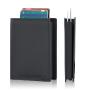 Custom RFID Blocking Pop Up Card Case Stylish Mens Wallet with Quick Access Man wallet metal card holder