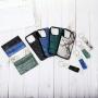 Ins Popular Real Genuine Snake Skin Leather Card Holder Key Ring Keychain Luxury Mobile Phone Case For Iphone 14 15 Pro Max Plus