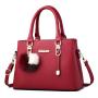 Bags for Women Fashion Large Capacity Women's Handbag Wool Ball Shoulder Messenger Bag for Foreign Trade