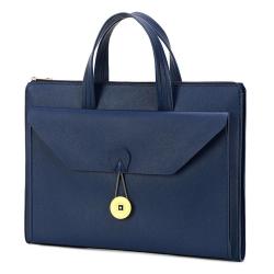 ZWY027 New Fashion Lightweight Men Laptop Handbag Daily Commuting PU Leather Waterproof Portable Briefcase Business Clutch Bag
