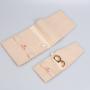 Luxury Custom Logo Microfiber Envelope Jewelry Packaging Bag Necklace Earring Flap Envelope Microfiber Bag