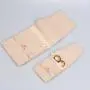 Luxury Custom Logo Microfiber Envelope Jewelry Packaging Bag Necklace Earring Flap Envelope Microfiber Bag