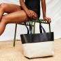 2024 Hot Selling Custom Brand Tote Bags Luxury Leather PU Leather Fashion Shopping Large Canvas Tote Bag