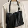 Trendy Autumn Shoulder Tote bags women big brown handbags ladies Luxury Casual Totes shoulder purse designer leather bags