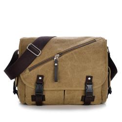 ZWY111 Vintage Trend Boy Canvas Bag Wholesale Daily Casual Student Lightweight Crossbody Bag Work Fashion Travel Messenger Bag