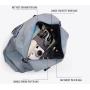 LX062 Lightweight Sports Bag for Women and Men Lifestyle Fitness Handbag Large Capacity Luggage Travel Bags Folding Travel Bag