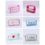 Keymay Washroom Brush Organizer Waterproof Pouch Zip Lock PVC Cosmetic Bag Transparent Portable Clear Makeup Bag