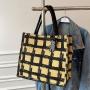 Senior Sense Large Capacity All-In-One Shoulder Bag New Fashion Canvas Bag College Class Handbag