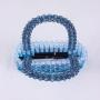 Custom resin beads Hand Woven Dinner Bag 2024 New Fashion Beaded Bag Transparent Acrylic Handbag