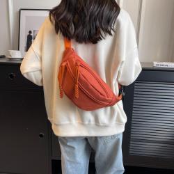 custonization Simple women's Oxford Fanny pack 2024 new solid color crossbody bag chest bag casual fashion waist bag