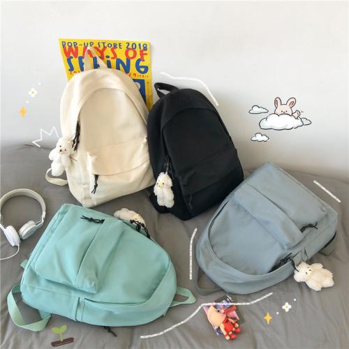High Quality Students Schoolbag Custom Logo Canvas School Backpack Girls Boy Lightweight Casual Daypack For Travel