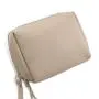 Waterproof Cosmetic Bag Travel Shaving Dopp Kit Toiletries Pu Leather Makeup Bag