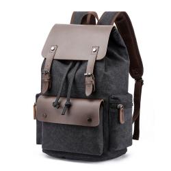 Unisex Canvas Casual Bag Anti-Theft Backpack Computer Schoolbag for Men and Women for Students
