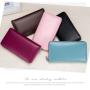 KBW222 2023 Leather Organ Card Case Long Wallet Passport Bag Rfid Multifunctional Card Case