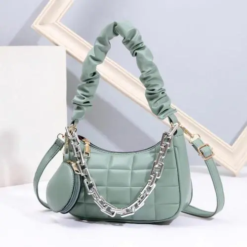 New Fashion Trend For 2024 Handbags Modern And High-textured Underarm Bags Solid-color Ladies' Bags JY1101