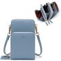 Purses and Handbags Fashion Ins Ladies Handbag Shoulder Bag PU Leather Mini Cell Phone Case Crossbody Bag