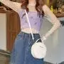 Gelory China Wholesale Custom Design Ladies Handbags Purse Trendy Rounded Crossbody Shoulder Bag For Women