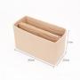 Wholesale Cotton Travel Makeup Shopping Bag Multi-Layer Multi-Functional Zipper Storage with Felt Liner Stock Jute Bag