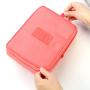 Custom  Logo oxford  Travel large capacity toiletry bag convenient multifunctional makeup storage bag