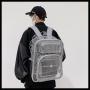 ZF347 Transparent Backpack PVC Universal Fashion Waterproof Student Laptop Bag High Quality Schoolbag Clear Backpack Travel