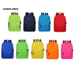 Colorful Lower MOQ 30PCS Custom Logo Oxford Girls Boys Bookbags Children Mochilas School Bags Backpacks for Kids