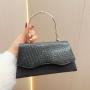 New design women clutch bags rhinestone dinner dress evening bag clutch purse with metal handle dinner handbags for women