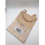 Cotton Suede Drawstring Tote Bag Shopping Bag With String