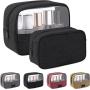 Gelory Portable Toiletry Bag Custom Color Personal Label Logo Makeup Cosmetic Bags Make Up Zipper Pouch