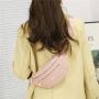 KBW192 Wholesale Large Capacity Ins Waist Bag Fashion Double Zip Crossbody Mobile Phone Waist Bag Ladies Chest Bag