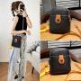 2024 Popular Latest Design Ladies Handbag Single Shoulder Crossbody Bag With Button Square Zipper Muti-Purpose Mini Ladies Bag