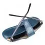 Custom 2024 Oiled Waxed Genuine Leather Glasses Bags Fashion Handbag Sun Glass Pouch