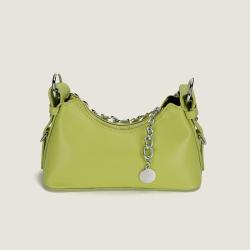 2024 Custom Leather Shoulder Crossbody Bag For Women Sling Bag With Metal Flowers Charm